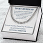 Cuban link chain, For him, To My Husband
