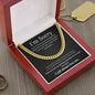Cuban link chain, For him, I'm sorry gift for him