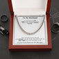 Cuban link chain, For him, special gift for your loved one.