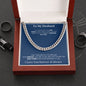Cuban link chain, For him, special gift for your loved one.
