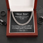 Cuban link chain, For him, Dear Son, For My son, To my Son gift
