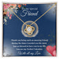 Love Knot Necklace, Friend, Valentines day gift,