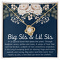 Big Sister & Little Sister Necklace, Sister Jewelry, Big Sis Lil Sis Gift, Matching Sister Necklaces, Gold Filled, Rose Gold or Silver