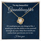 To my Beautiful Granddaughter, Gift for her, Granddaughter gift, Necklace,