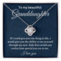 To my Beautiful Granddaughter, Gift for her, Granddaughter gift, Necklace,