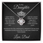 To my Daughter Necklace, Special Gift, Just because gifts. Gifts for her.