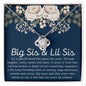 Big Sister & Little Sister Necklace, Sister Jewelry, Big Sis Lil Sis Gift, Matching Sister Necklaces, Gold Filled, Rose Gold or Silver