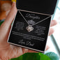 To my Daughter Necklace, Special Gift, Just because gifts. Gifts for her.