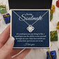 To my Soulmate Necklace, Gift for her, Mom, Mother, Friend, Girlfriend, Boyfriend, sister,