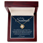 To my Soulmate Necklace, Gift for her, Mom, Mother, Friend, Girlfriend, Boyfriend, sister,