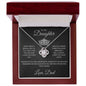 To my Daughter Necklace, Special Gift, Just because gifts. Gifts for her.