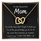 Interlock love Necklace, MOM gift,Interlock love Necklace, MOM gift, women, girls, moms, female,
