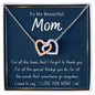 Interlock love Necklace, MOM gift, women, girls, moms, female,