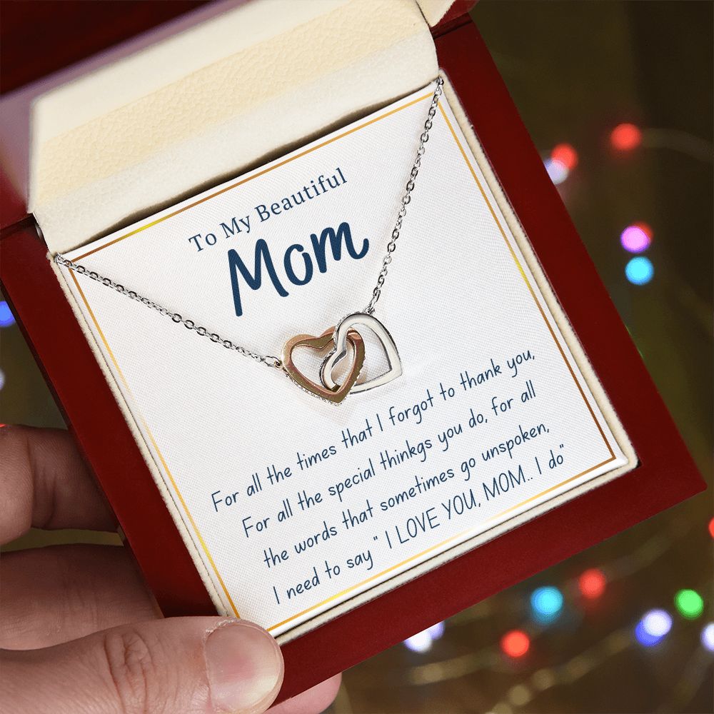 Interlock love Necklace, MOM gift,Interlock love Necklace, MOM gift, women, girls, moms, female,