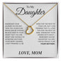 Daughter Necklace, Encouragement, From Mom