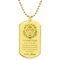 Encouraging Military Dog Tag from Mom