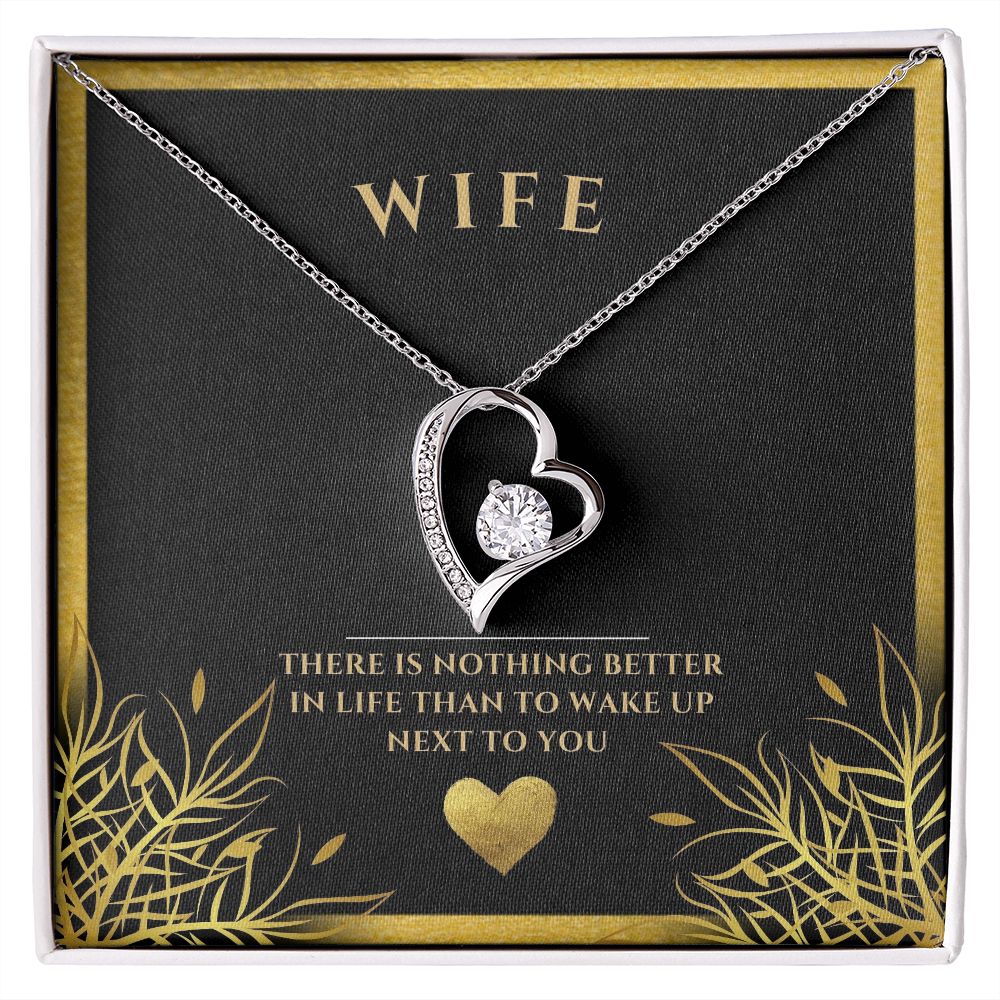 wife heart necklace, wife gift, necklace, special occasion, Personalized gifts