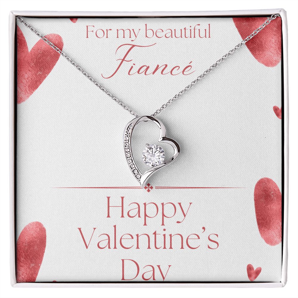 Forever Love Necklace, fiancé gift, Valentines day gift.