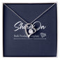 White Gold Love Necklace, Woman Necklace, gift for her, special gift, white gold,