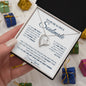 White Gold Love Necklace, Woman Necklace, gift for her, special gift, white gold,Soulmate