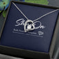 White Gold Love Necklace, Woman Necklace, gift for her, special gift, white gold,