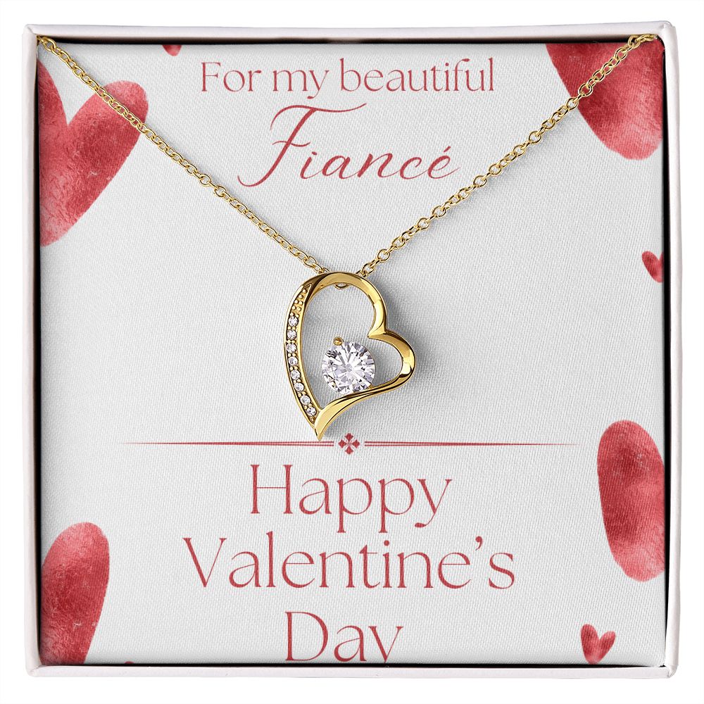 Forever Love Necklace, fiancé gift, Valentines day gift.