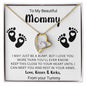 To My Mommy Love Necklace