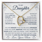 Daughter - from Mom, Forever Love Necklace