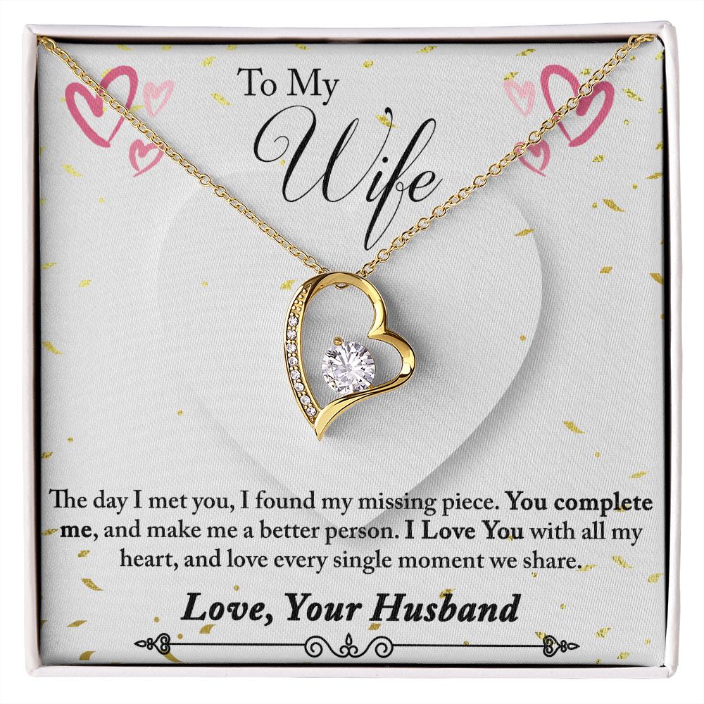 Forever Love Necklace, Wife gift necklace, Valentines day gift for wife