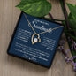 White Gold Love Necklace, Woman Necklace, gift for her, special gift, white gold, Soulmate