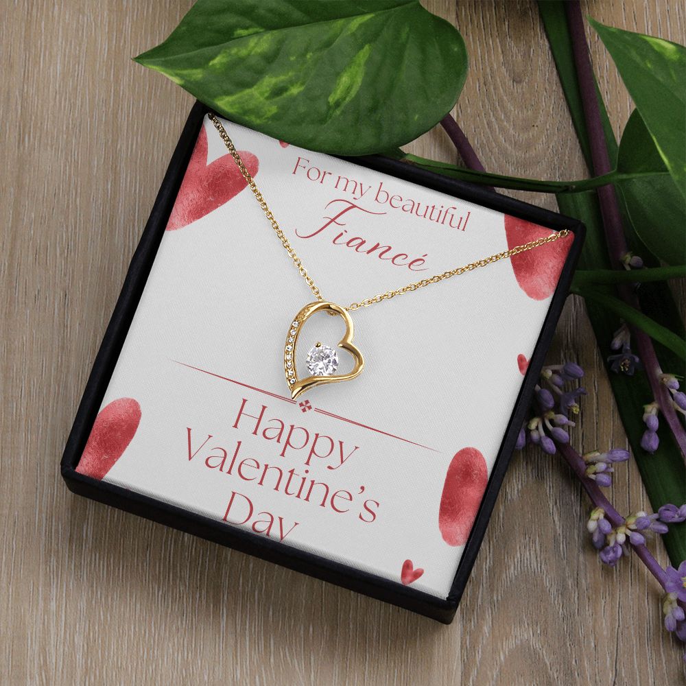 Forever Love Necklace, fiancé gift, Valentines day gift.