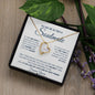 White Gold Love Necklace, Woman Necklace, gift for her, special gift, white gold,Soulmate