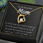 White Gold Love Necklace, Woman Necklace, gift for her, special gift, white gold,MOM gift,