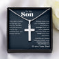 Son - From Dad , Cross Necklace, Faith,