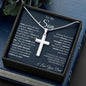 Son From Dad, Cross Necklace, Faith,