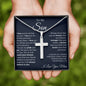Son from Mom Cross Necklace