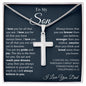 Son From Dad, Cross Necklace, Faith,
