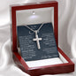 Son from Mom Cross Necklace, Faith,