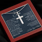 Son from Mom Cross Necklace, Faith,