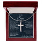 Son from Mom Cross Necklace