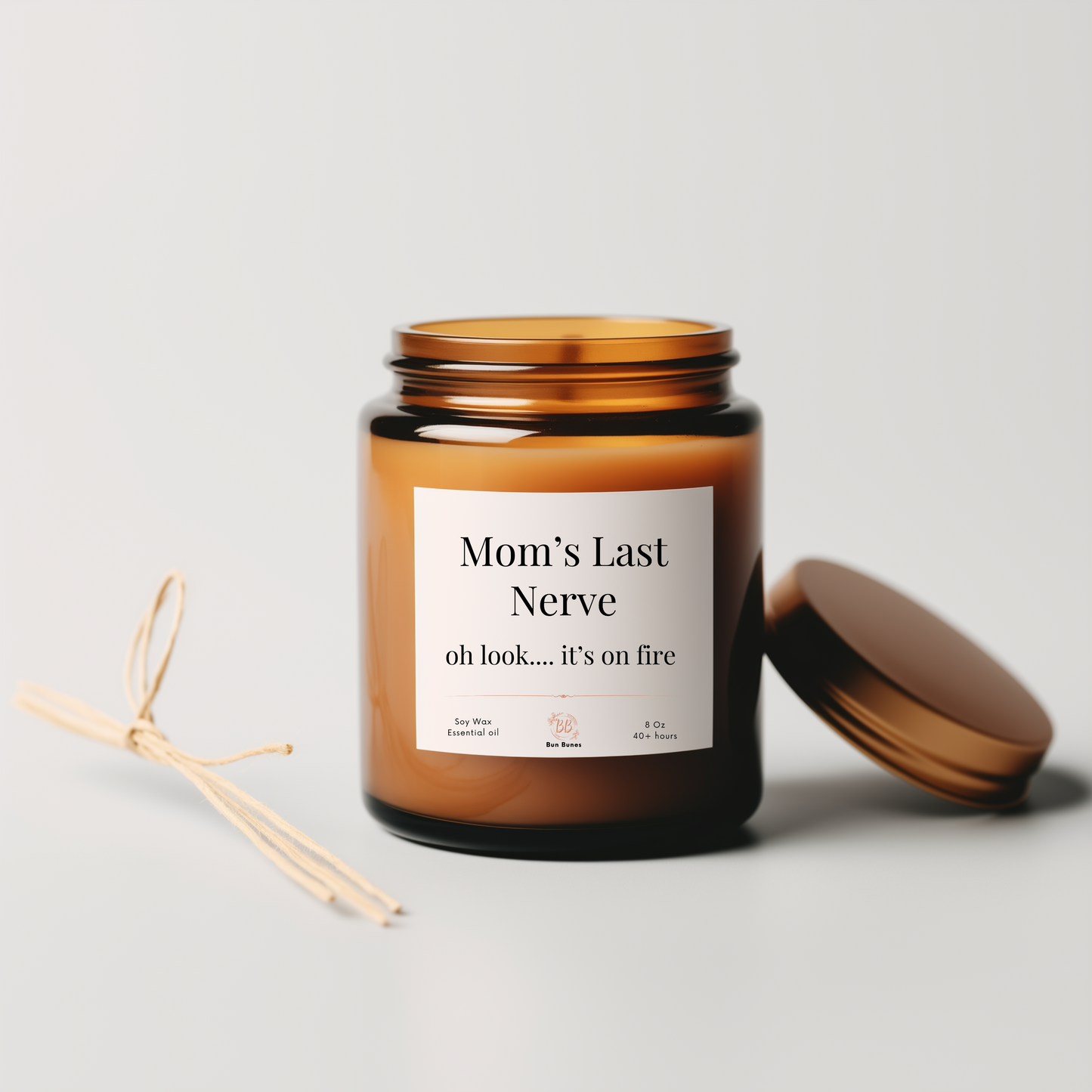 Mom's Last Nerve, Mom Gift From Daughter Mother's Day Gift Funny Gift For Mom Scented Candle Mothers Day Candle Mom's Last Nerve Candle