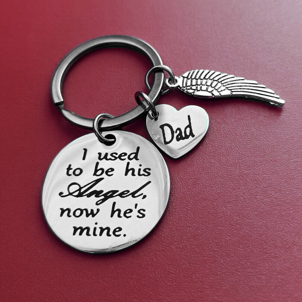 Loss Of Father Key Chain Dad Memorial Sympathy Gift Daddy Papa Keychain Keyring