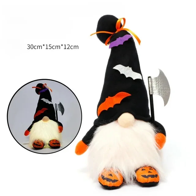 Halloween Faceless Doll Halloween Gnome Luminous Halloween Gnome Plush Dwarf Decorations Faceless Plush Doll Party Decor