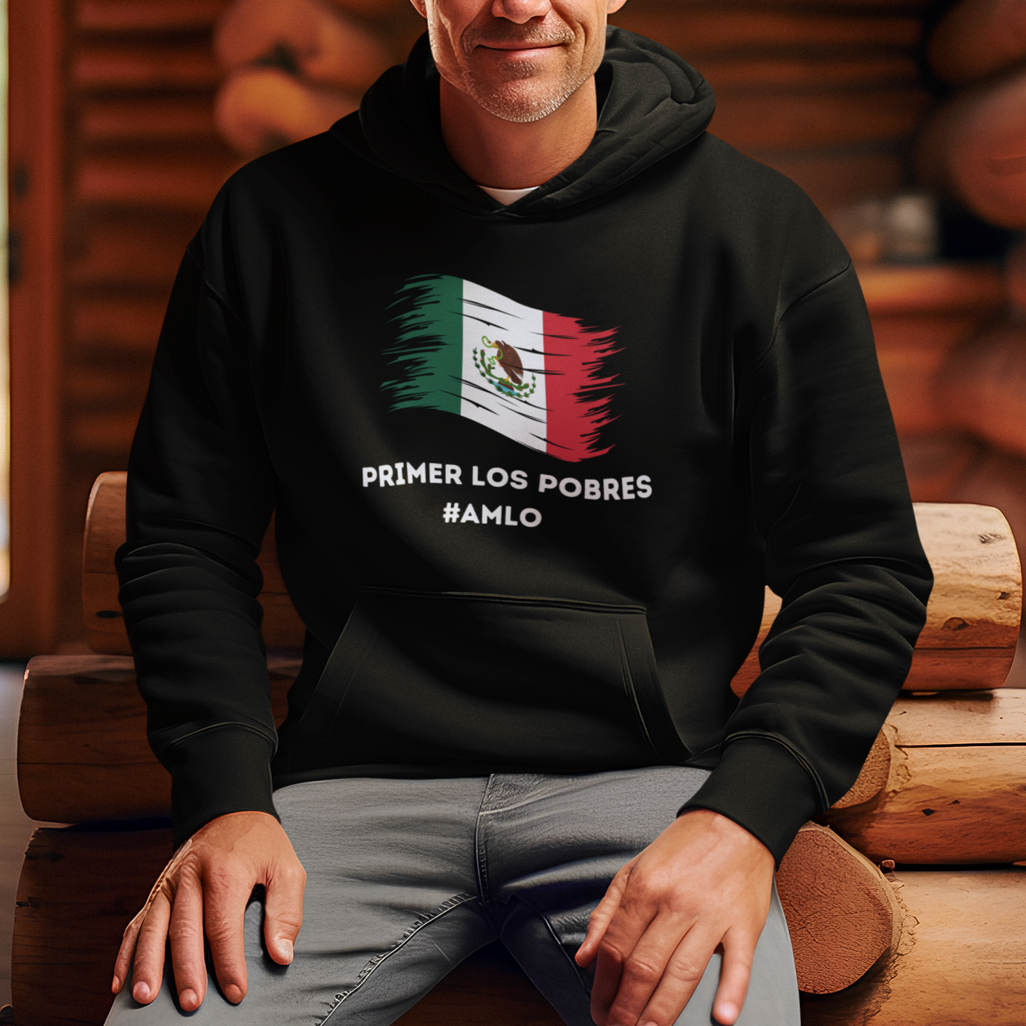 Primer los Pobres #AMLO Pullover Hoodie