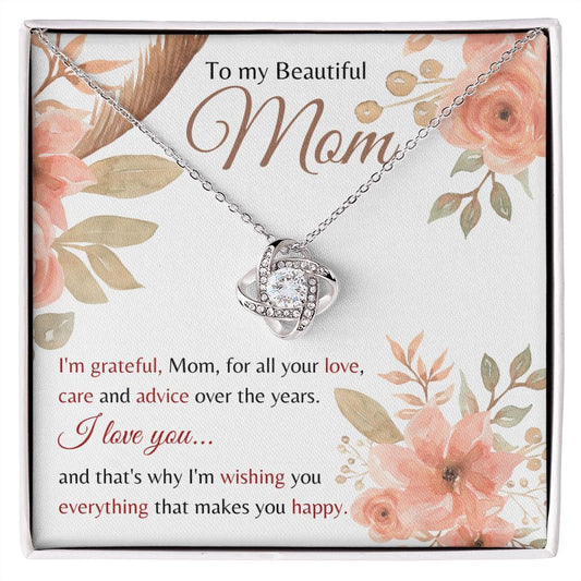 To my Beautiful Mom, Gift For Mom, Mother's Day gift, Birthday gift, Special Gift for Mom