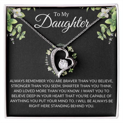 Daughter Necklace, Gift for my Daughter, From Dad, From Mom, Birthday gift, Valentine gift, perfect gift for Daughter