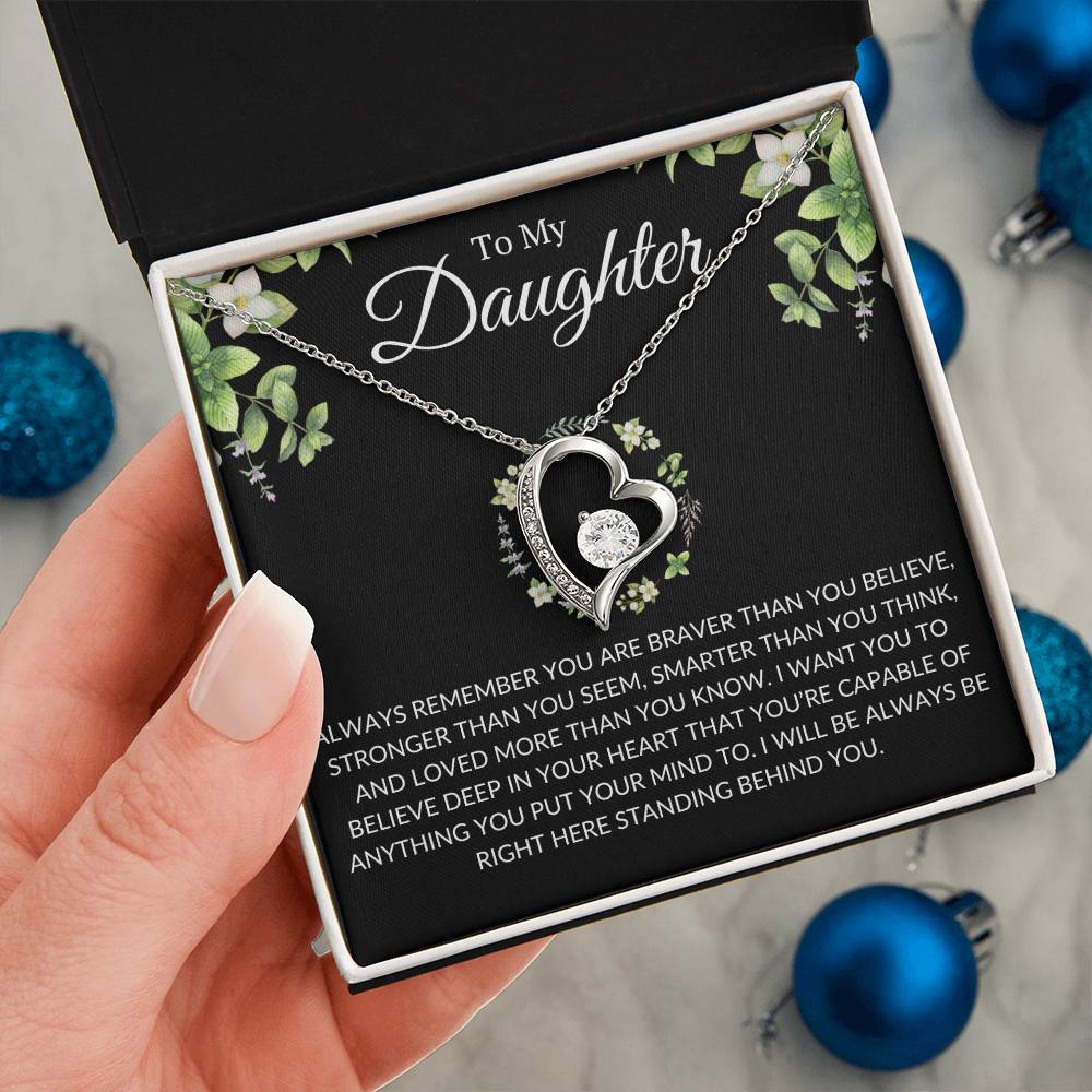 Daughter Necklace, Gift for my Daughter, From Dad, From Mom, Birthday gift, Valentine gift, perfect gift for Daughter