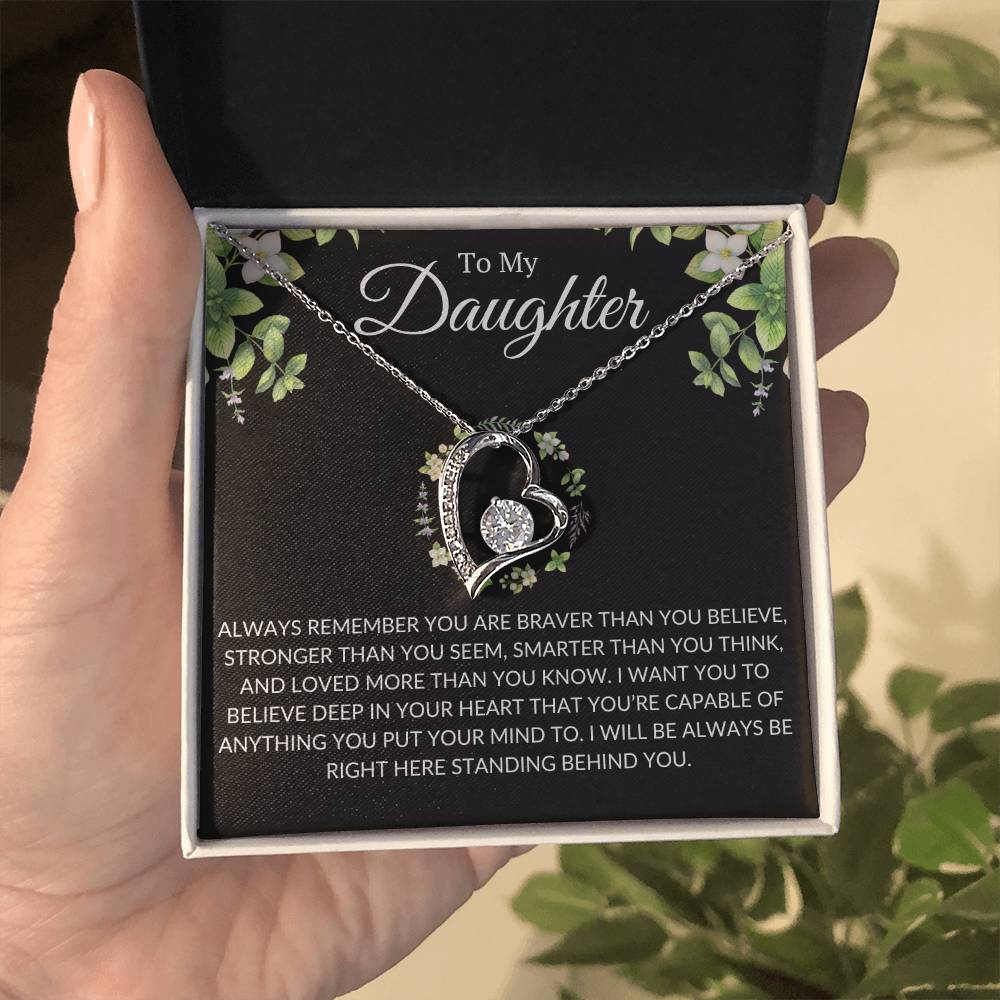 Daughter Necklace, Gift for my Daughter, From Dad, From Mom, Birthday gift, Valentine gift, perfect gift for Daughter