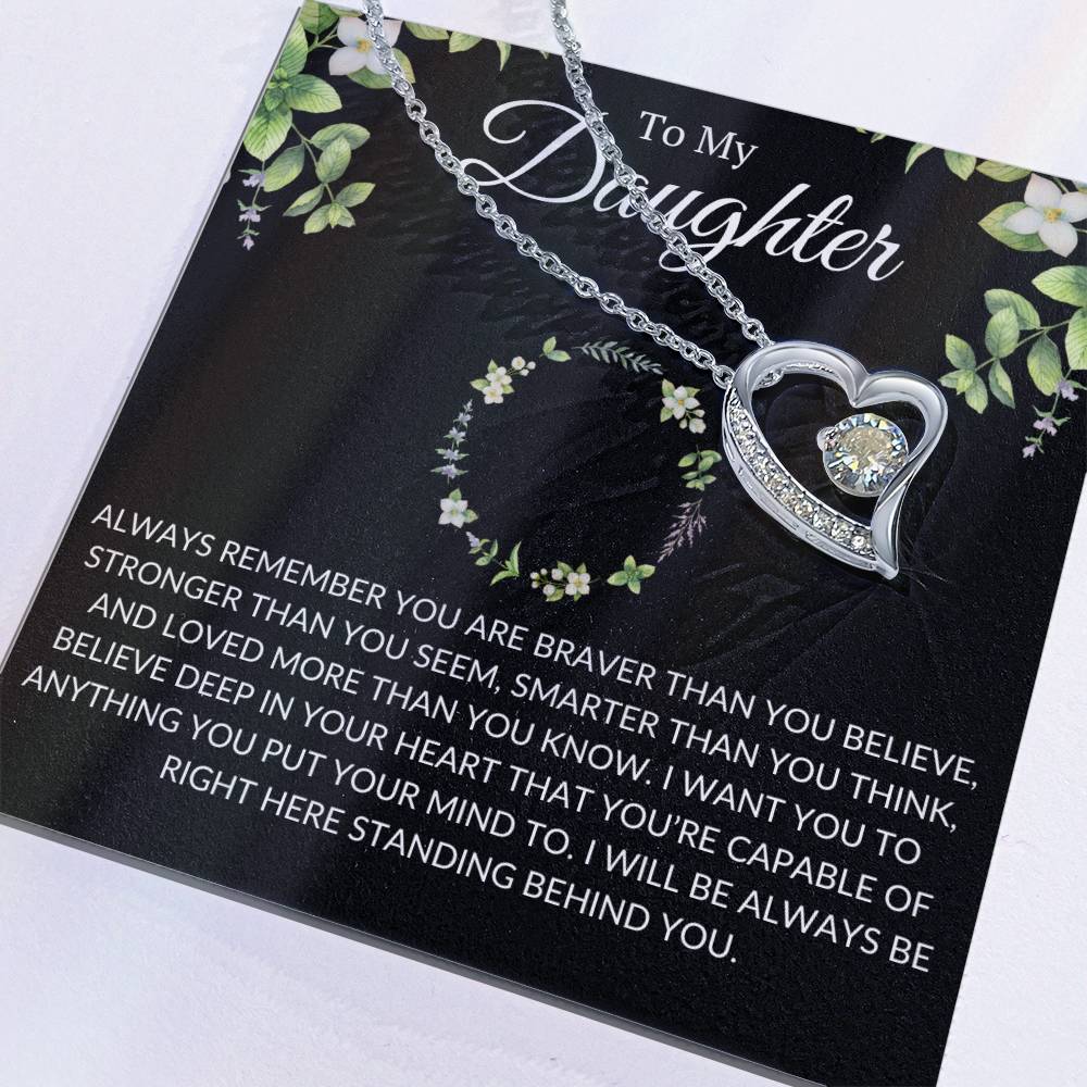 Daughter Necklace, Gift for my Daughter, From Dad, From Mom, Birthday gift, Valentine gift, perfect gift for Daughter