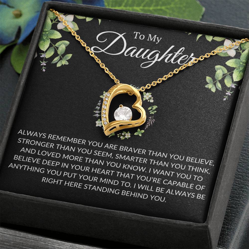 Daughter Necklace, Gift for my Daughter, From Dad, From Mom, Birthday gift, Valentine gift, perfect gift for Daughter